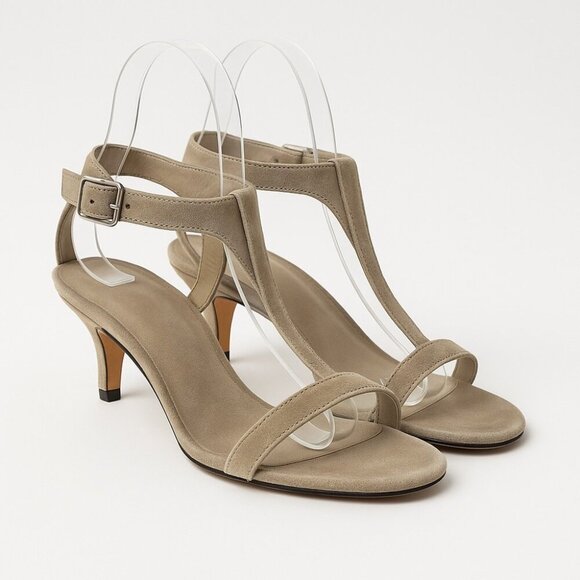 Vintage Donald J Pliner Slingback Y2K 90s Women's Open Toe Heels Size 7 - Picture 1 of 16